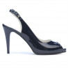 Damen Sandalen 1250 Lack Indigo