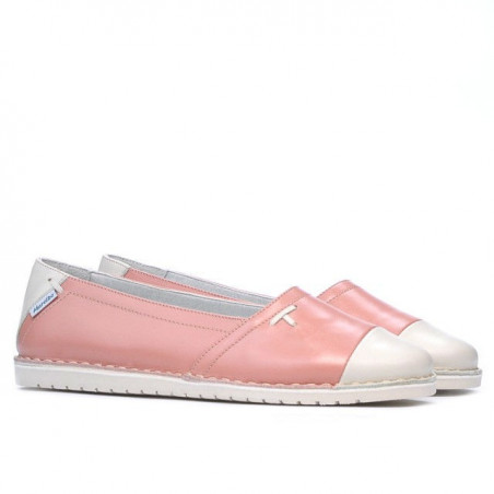 Damen Ballerinas 7003 rosa kombiniert