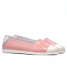 Damen Ballerinas 7003 rosa kombiniert