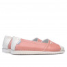 Damen Ballerinas 7003 rosa kombiniert