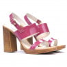 Damensandalen 5028 Lack Fuchsia