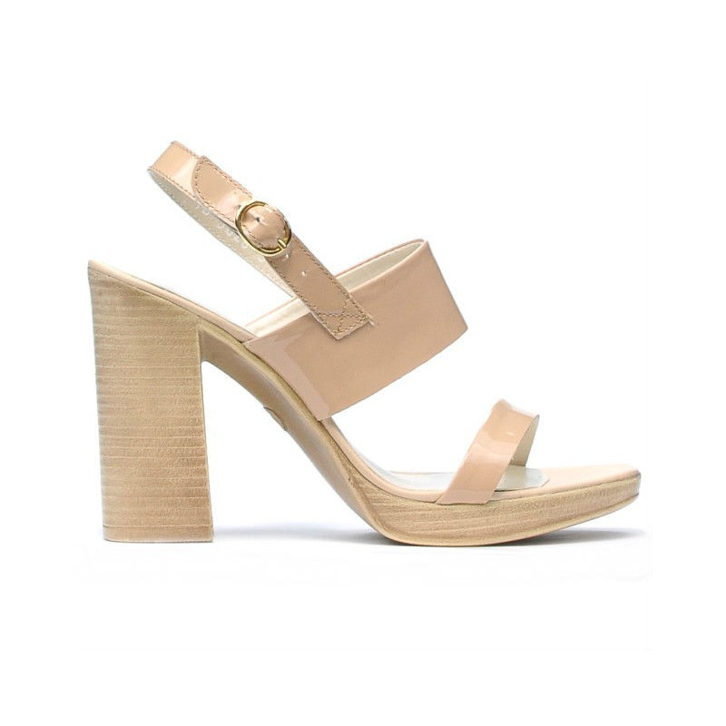 Damensandalen 5028 Lack Nude
