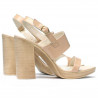 Damensandalen 5028 Lack Nude