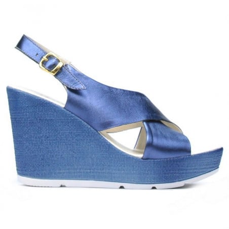 Damensandalen 5025 Indigo Perlmutt