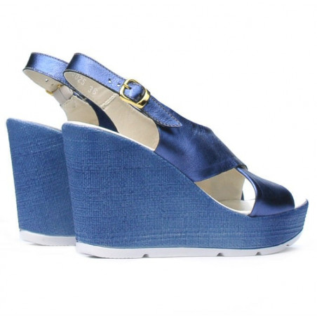 Damensandalen 5025 Indigo Perlmutt