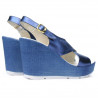 Damensandalen 5025 Indigo Perlmutt