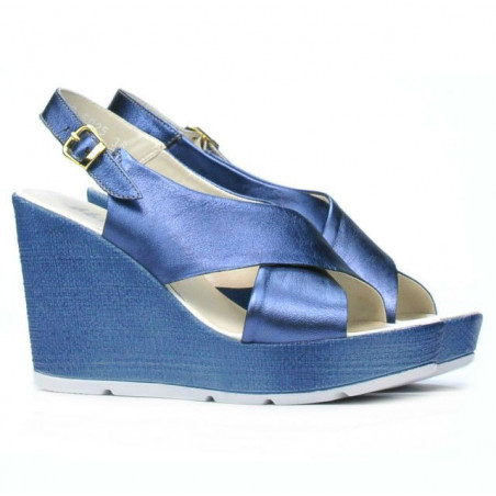 Damensandalen 5025 Indigo Perlmutt