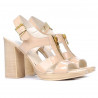 Damensandalen 5029 Lack Nude