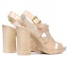 Damensandalen 5029 Lack Nude