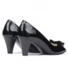 Damen Sandalen 1255 Lack Schwarz