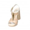 Damensandalen 5029 Lack Nude