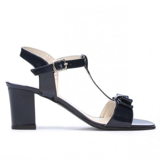 Damensandalen 1257 Lack Indigo Damensandalen 1257 Lack Indigo