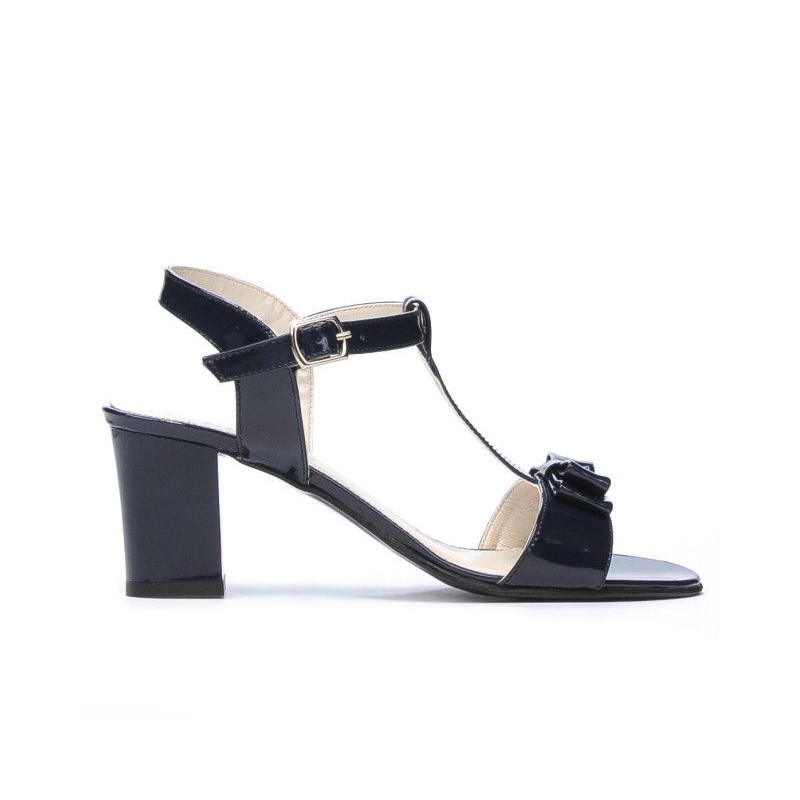 Damensandalen 1257 Lack Indigo