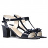 Damensandalen 1257 Lack Indigo