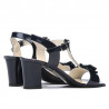 Damensandalen 1257 Lack Indigo