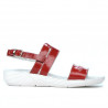 Damen-Sandalen 5035 rotes Lackleder