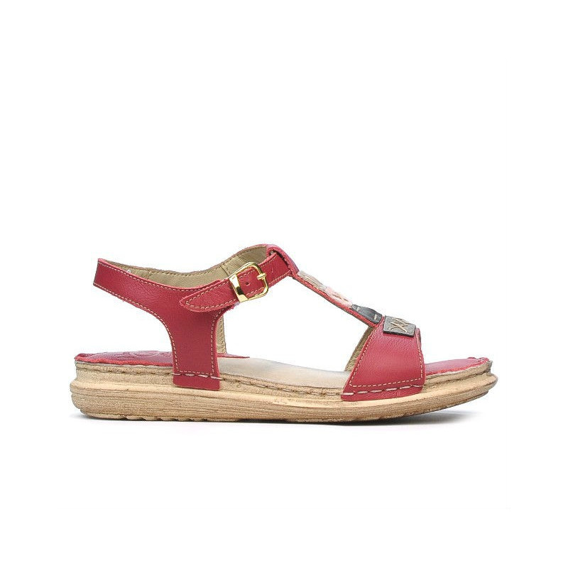 Damensandalen 5040 rot