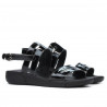Damensandalen 5035 Lack schwarz