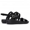 Damensandalen 5035 Lack schwarz