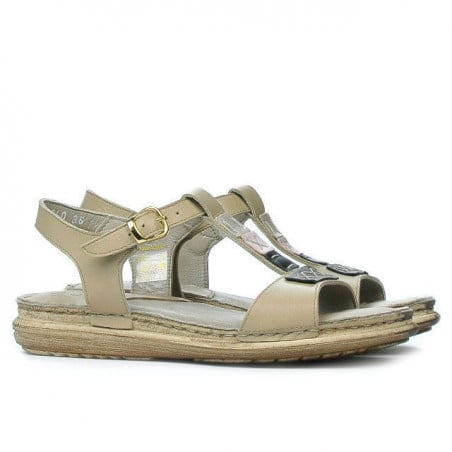 Damen-Sandalen 5040 beige