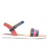 Damen Sandalen 5037 indigo kombiniert