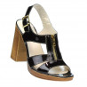 Damensandalen 5029 Lack Bordeaux