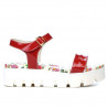 Damensandalen 5034 Lack Rot