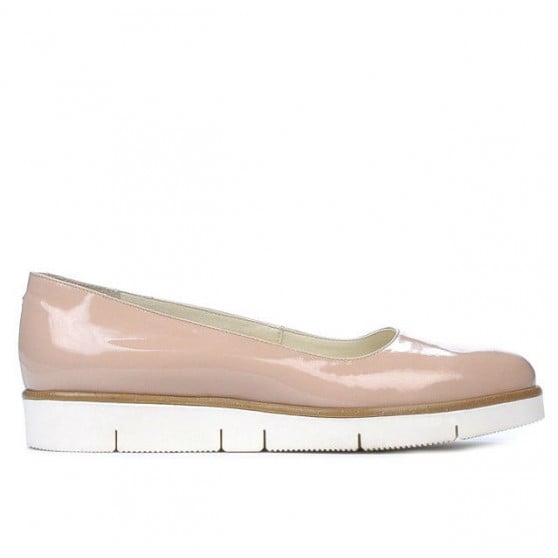 Damen Casual-Schuhe 677 Lack Nude Damen Casual-Schuhe 677 Lack Nude