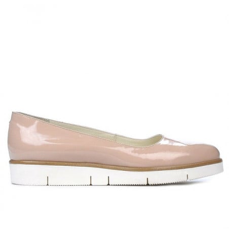 Damen Casual-Schuhe 677 Lack Nude