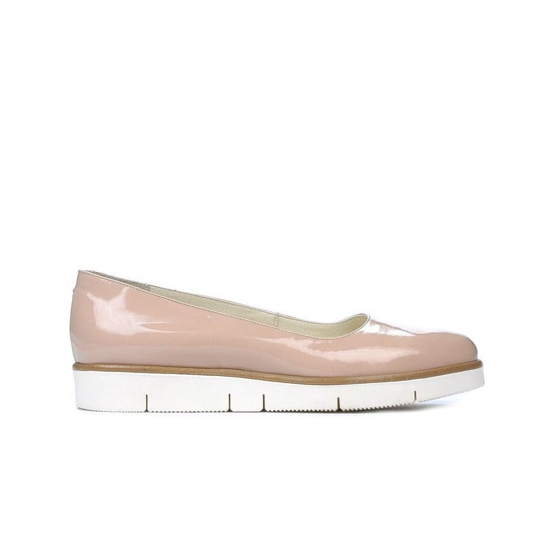 Damen Casual-Schuhe 677 Lack Nude