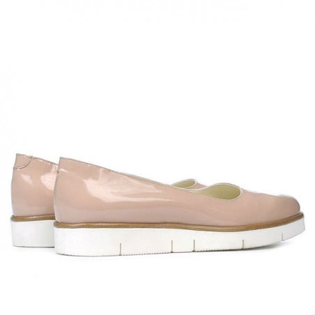 Damen Casual-Schuhe 677 Lack Nude