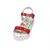 Damensandalen 5034 Lack Rot