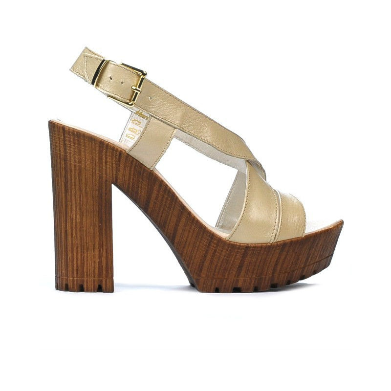 Damensandalen 5030 beige