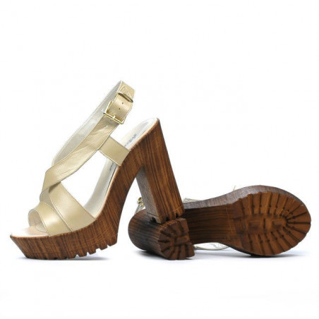 Damensandalen 5030 beige