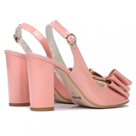 Damensandalen 1256 Lack Rosa