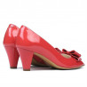 Damen-Sandalen 1255 Lackrot-Koralle