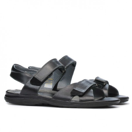 Herrensandalen 316 Schwarz