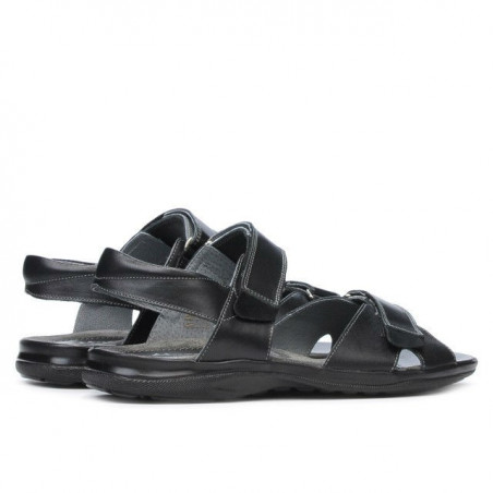 Herrensandalen 316 Schwarz