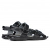 Herrensandalen 316 Schwarz