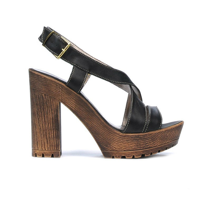 Damensandalen 5030 schwarz
