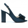 Damensandalen 1256 Türkis Antilope 01