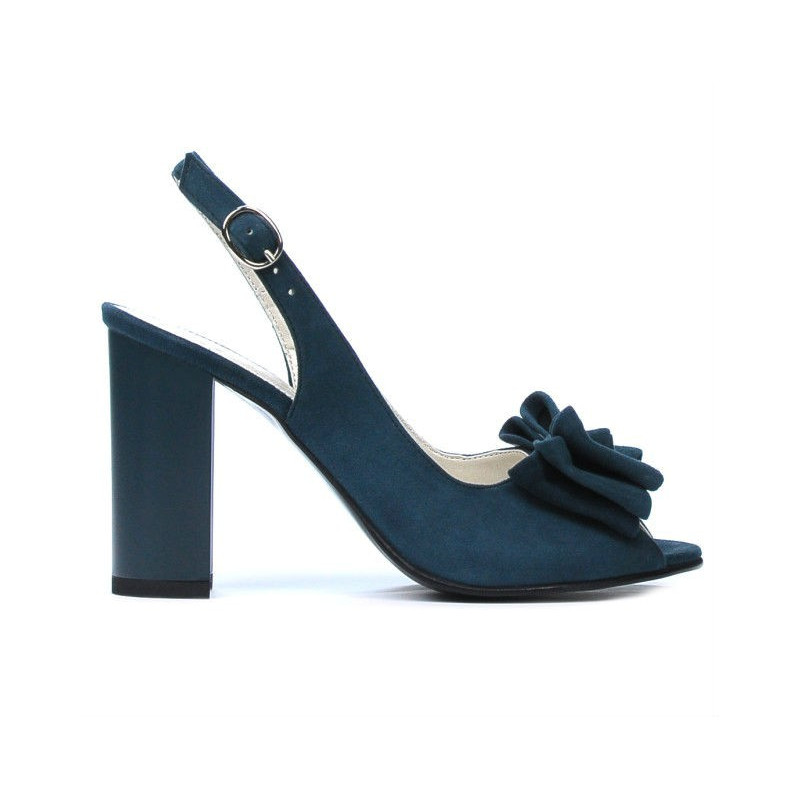 Damensandalen 1256 Türkis Antilope 01