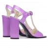 Damen Sandalen 1258 hell lila Lack