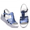 Damen Sandalen 5023 indigo perlmutt