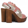 Damensandalen 5030 rosa