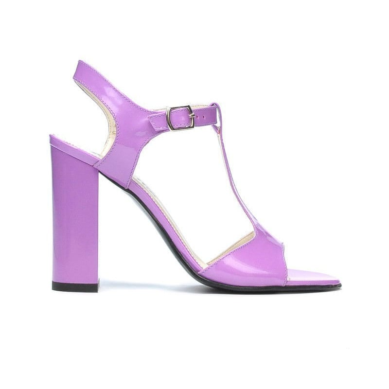 Damen Sandalen 1258 hell lila Lack