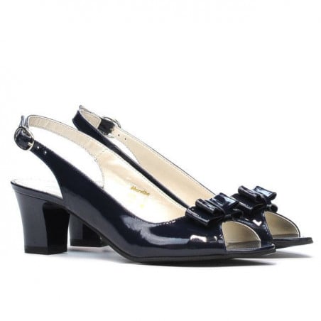 Damensandalen 1251 Lack Indigo