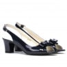 Damensandalen 1251 Lack Indigo