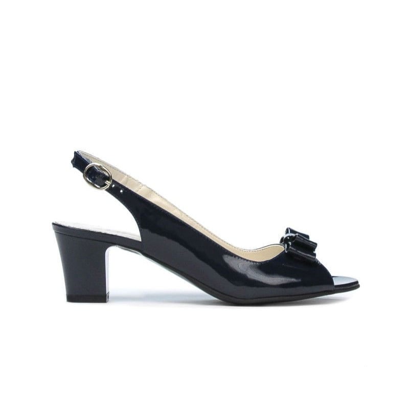 Damensandalen 1251 Lack Indigo