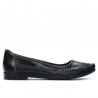 Damen-Ballerinas 676 Schwarz